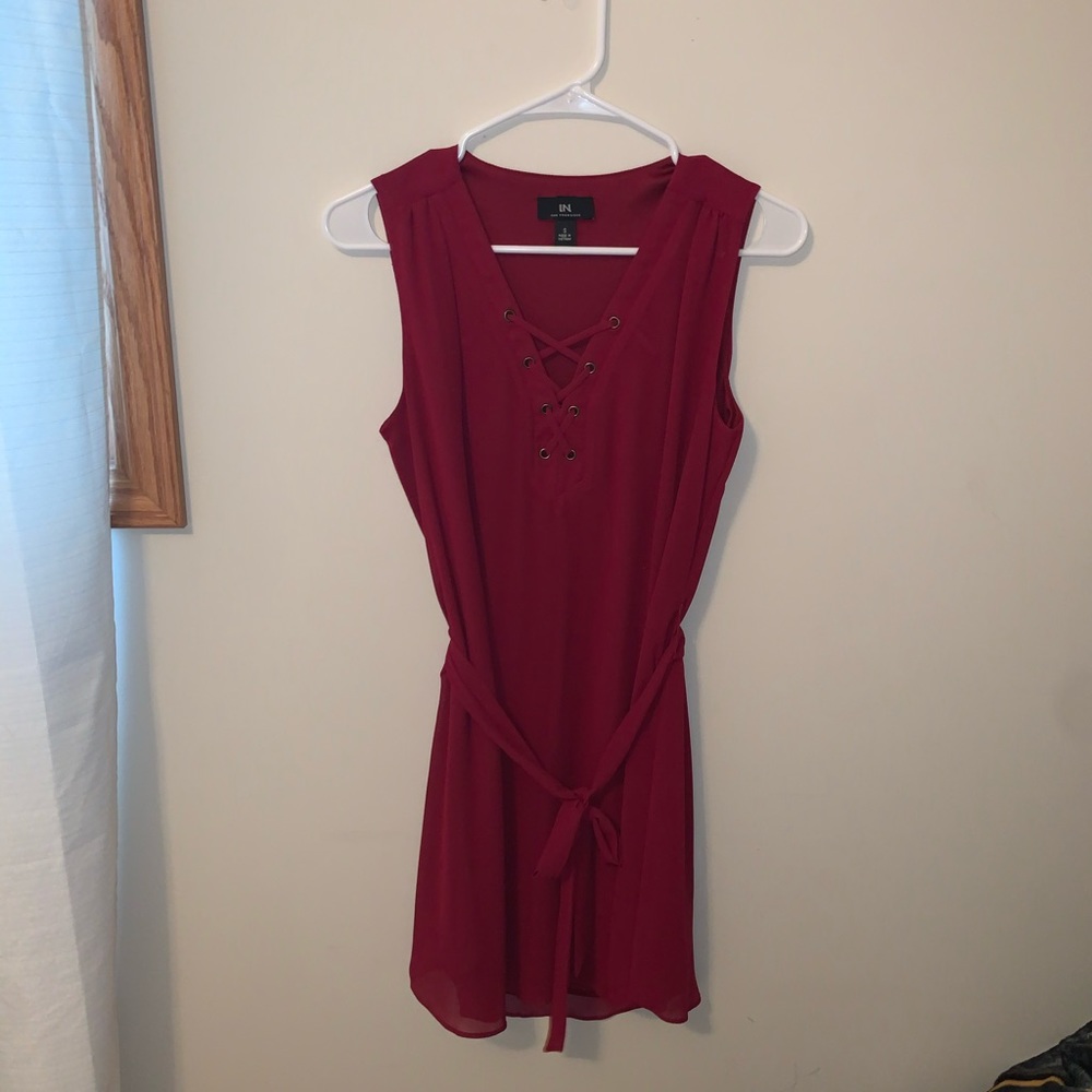 Maroon Dress